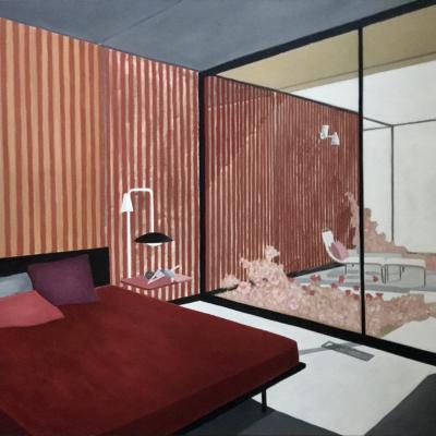 The room (acrylique sur toile 50x60)