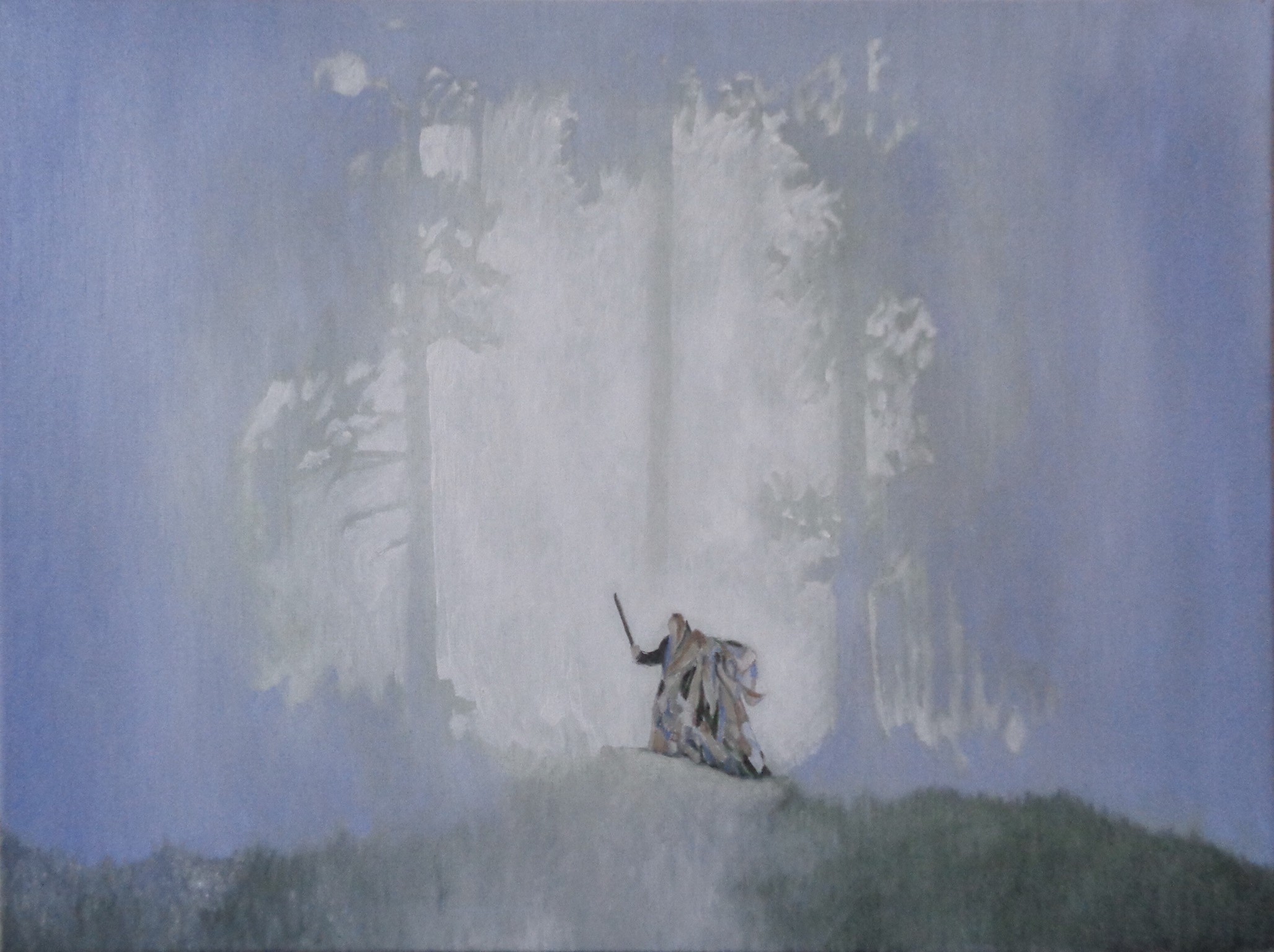 Le gardien de la forêt (huile sur toile 60x80)