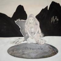 Noires montagnes (huile sur toile 200x150)