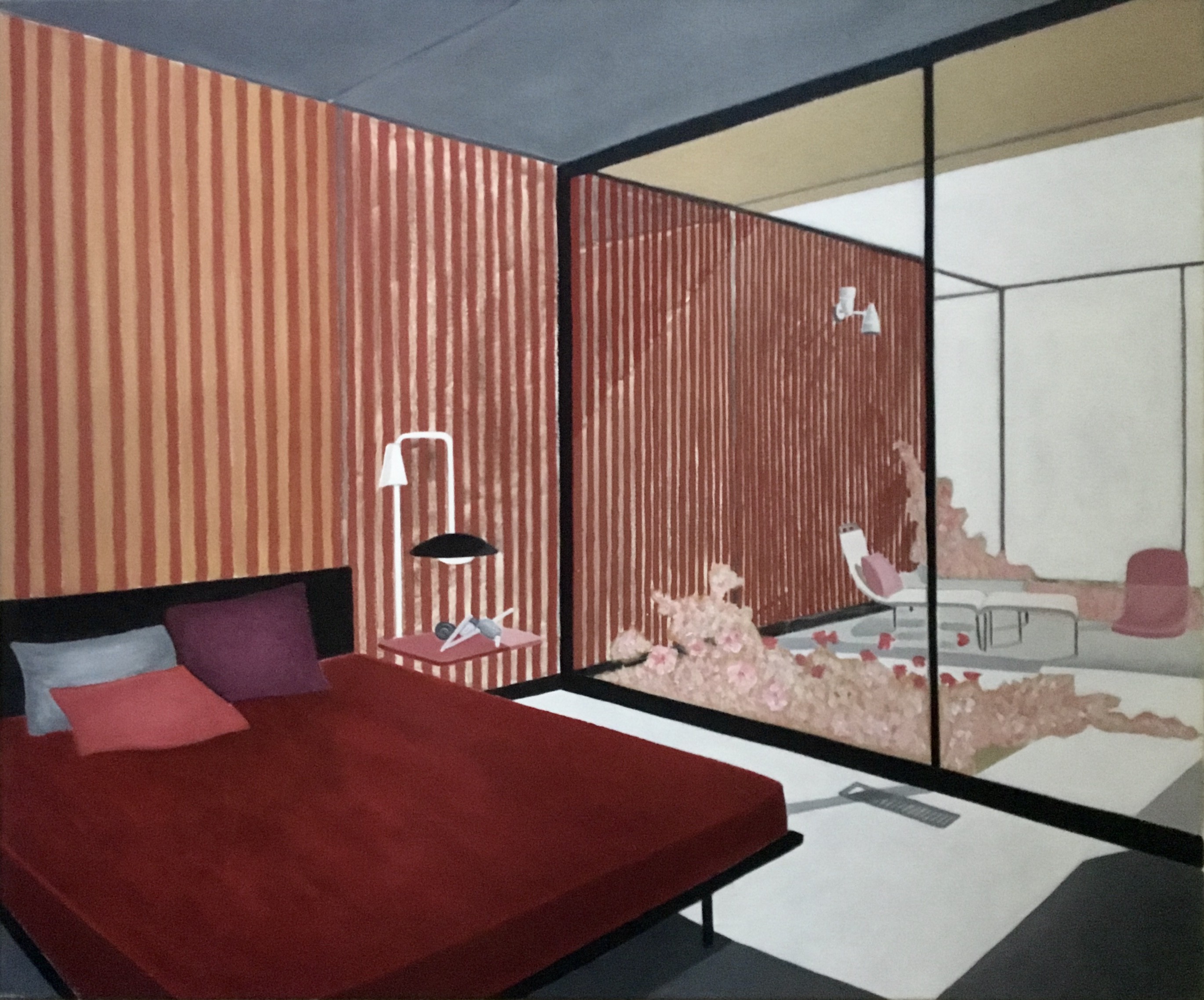 The room (acrylique sur toile 50x60)
