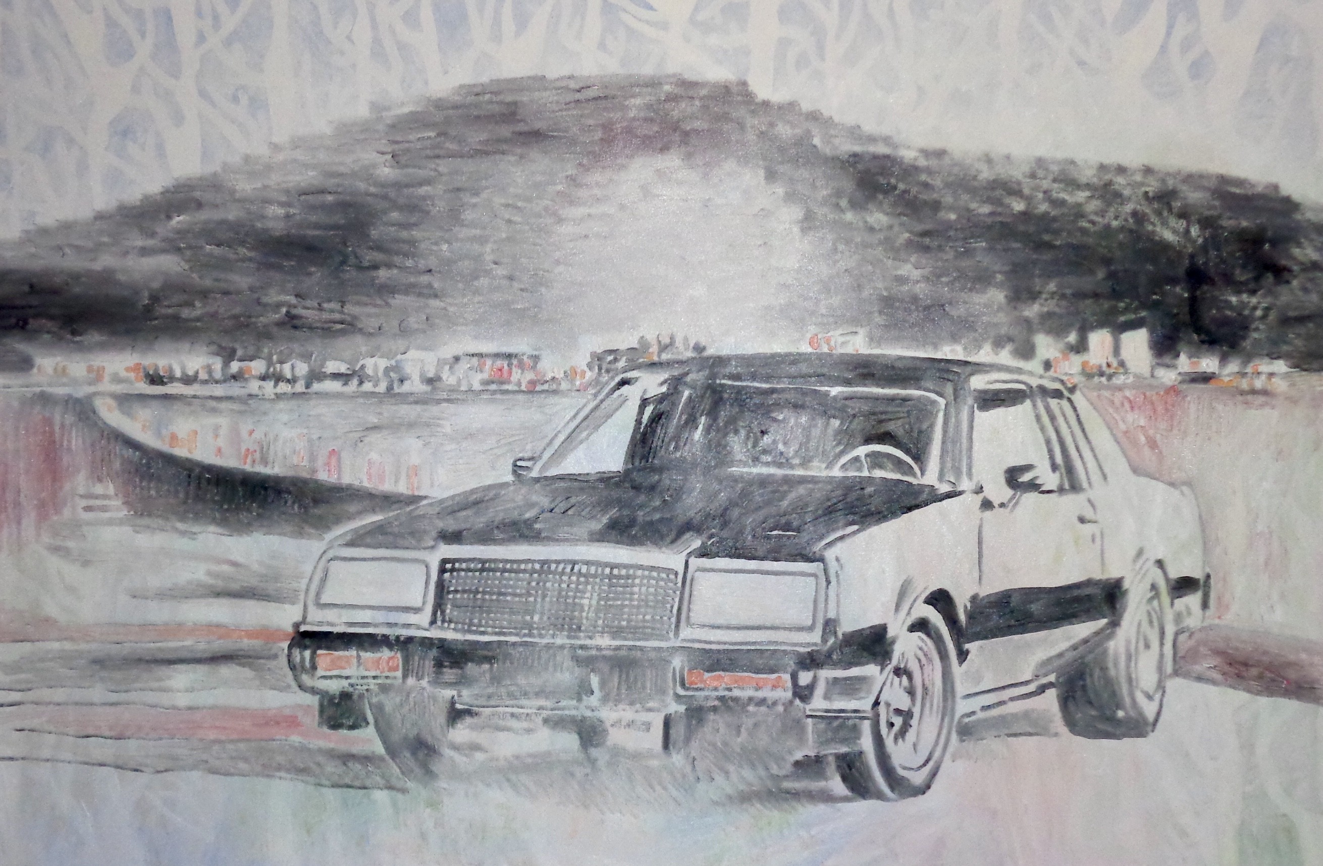 Sunset car 