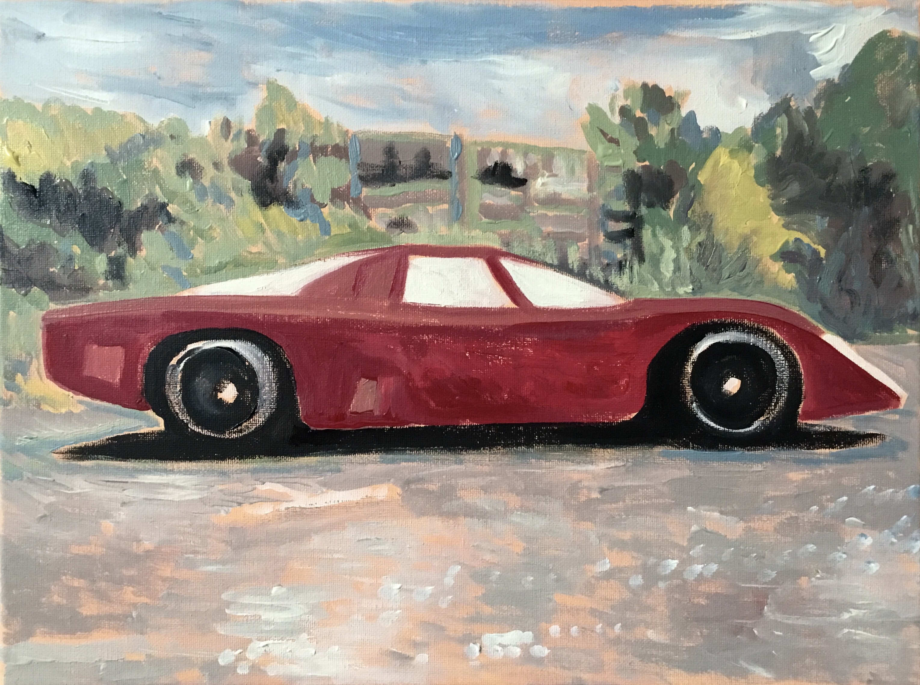 Voiture rouge